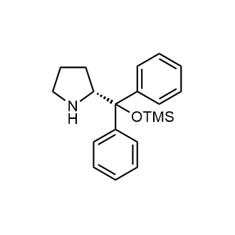 (R)-2-(Diphenyl((trimethylsilyl)oxy)methyl)pyrrolidine Chemical Structure