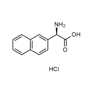 (R)-2-Amino-2-(naphthalen-2-yl)acetic acid hydrochloride Chemical Structure