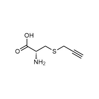 (R)-2-Amino-3-(2-propynylthio)propanoic acid Chemische Struktur