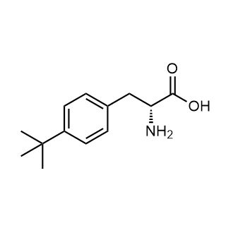 (R)-2-Amino-3-(4-(tert-butyl)phenyl)propanoic acid Chemische Struktur