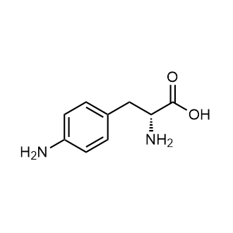 (R)-2-Amino-3-(4-aminophenyl)propanoic acid التركيب الكيميائي