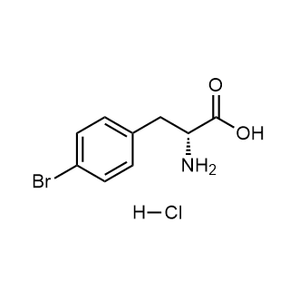 (R)-2-Amino-3-(4-bromophenyl)propanoic acid hydrochloride Chemical Structure