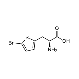 (R)-2-Amino-3-(5-bromothiophen-2-yl)propanoic acid Chemical Structure