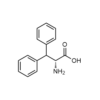 (R)-2-Amino-3,3-diphenylpropanoic acid التركيب الكيميائي