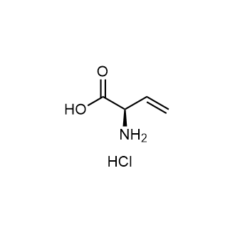 (R)-2-Aminobut-3-enoic acid hydrochloride 化学構造