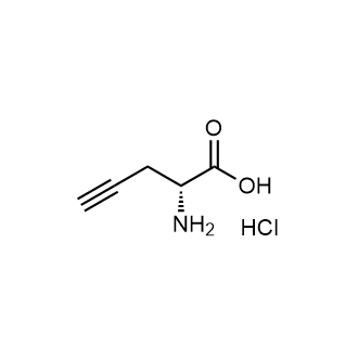 (R)-2-Aminopent-4-ynoic acid hydrochloride Chemical Structure