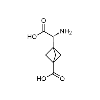 (R)-3-(Amino(carboxy)methyl)bicyclo[1.1.1]pentane-1-carboxylic acid Chemical Structure