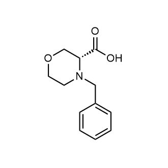 (R)-4-Benzylmorpholine-3-carboxylic acid Chemische Struktur