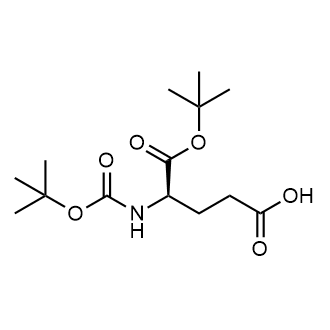 (R)-5-(tert-Butoxy)-4-((tert-butoxycarbonyl)amino)-5-oxopentanoic acid Chemical Structure