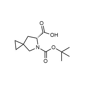 (R)-5-(tert-Butoxycarbonyl)-5-azaspiro[2.4]heptane-6-carboxylic acid التركيب الكيميائي