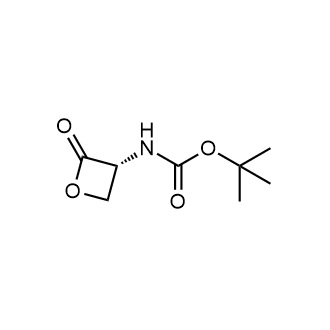 (R)-tert-Butyl (2-oxooxetan-3-yl)carbamate 化学構造