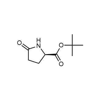 (R)-tert-Butyl 5-oxopyrrolidine-2-carboxylate التركيب الكيميائي