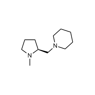 (S)-1-((1-Methylpyrrolidin-2-yl)methyl)piperidine Chemical Structure