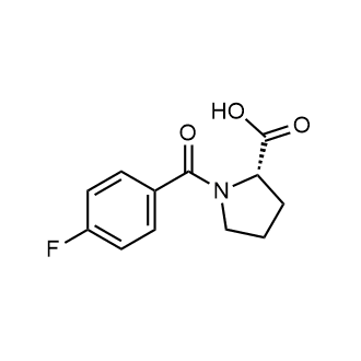 (S)-1-(4-Fluorobenzoyl)pyrrolidine-2-carboxylic acid Chemical Structure