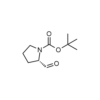 (S)-1-Boc-2-formylpyrrolidine Chemische Struktur