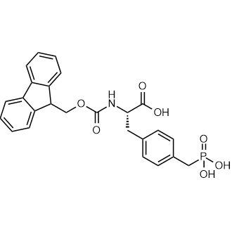 (S)-2-((((9H-Fluoren-9-yl)methoxy)carbonyl)amino)-3-(4-(phosphonomethyl)phenyl)propanoic acid Chemical Structure