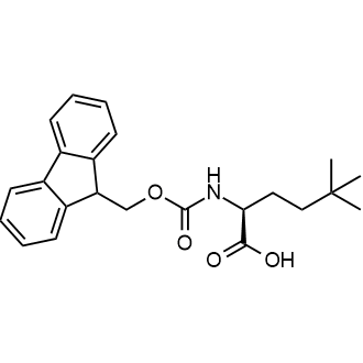 (S)-2-((((9H-Fluoren-9-yl)methoxy)carbonyl)amino)-5,5-dimethylhexanoic acid Chemical Structure