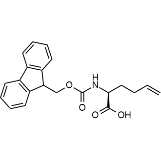 (S)-2-((((9H-Fluoren-9-yl)methoxy)carbonyl)amino)hex-5-enoic acid التركيب الكيميائي