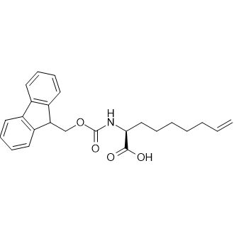 (S)-2-((((9H-Fluoren-9-yl)methoxy)carbonyl)amino)non-8-enoic acid Chemical Structure