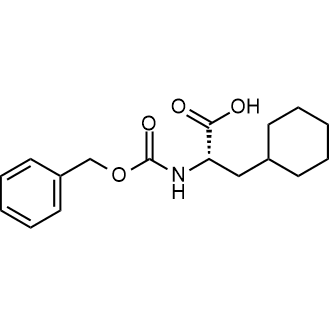 (S)-2-(((Benzyloxy)carbonyl)amino)-3-cyclohexylpropanoic acid 化学構造