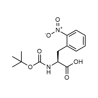 (S)-2-((tert-Butoxycarbonyl)amino)-3-(2-nitrophenyl)propanoic acid Chemical Structure