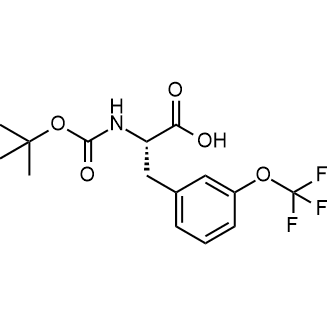 (S)-2-((tert-Butoxycarbonyl)amino)-3-(3-(trifluoromethoxy)phenyl)propanoic acid Chemical Structure