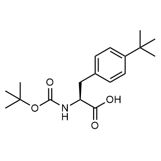 (S)-2-((tert-Butoxycarbonyl)amino)-3-(4-(tert-butyl)phenyl)propanoic acid Chemical Structure