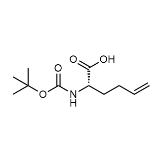 (S)-2-((tert-Butoxycarbonyl)amino)hex-5-enoic acid Chemical Structure