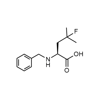 (S)-2-(benzylamino)-4-fluoro-4-methylpentanoic acid Chemical Structure