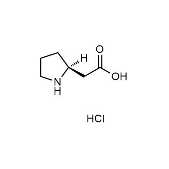 (S)-2-(Pyrrolidin-2-yl)acetic acid hydrochloride Chemical Structure