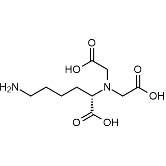 (S)-2,2'-((5-Amino-1-carboxypentyl)azanediyl)diacetic acid التركيب الكيميائي