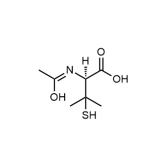 (S)-2-Acetamido-3-mercapto-3-methylbutanoic acid Chemical Structure