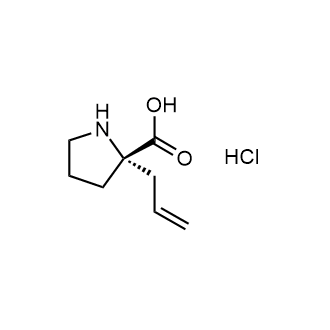 (S)-2-allylpyrrolidine-2-carboxylic acid hydrochloride Chemical Structure