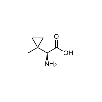 (S)-2-Amino-2-(1-methylcyclopropyl)acetic acid Chemical Structure