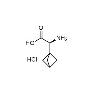 (S)-2-Amino-2-(bicyclo[1.1.1]pentan-1-yl)acetic acid hydrochloride التركيب الكيميائي