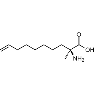 (S)-2-Amino-2-methyldec-9-enoic acid Chemische Struktur