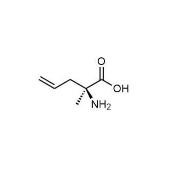 (S)-2-Amino-2-methylpent-4-enoic acid Chemische Struktur