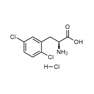 (S)-2-Amino-3-(2,5-dichlorophenyl)propanoic acid hydrochloride Chemical Structure