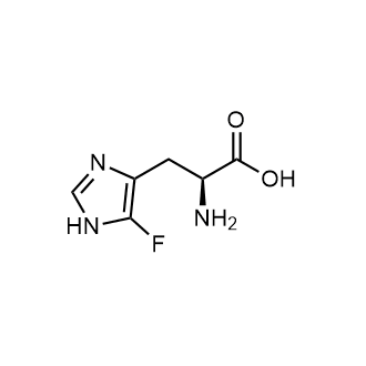 (S)-2-Amino-3-(5-fluoro-1H-imidazol-4-yl)propanoic acid Chemical Structure