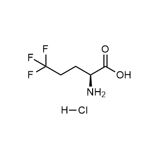 (S)-2-Amino-5,5,5-trifluoropentanoic acid hydrochloride التركيب الكيميائي