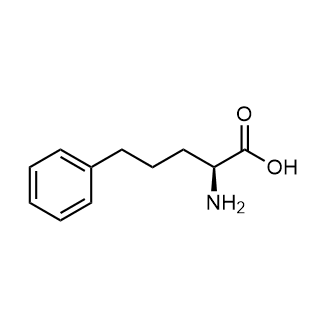 (S)-2-Amino-5-phenylpentanoic acid 化学構造