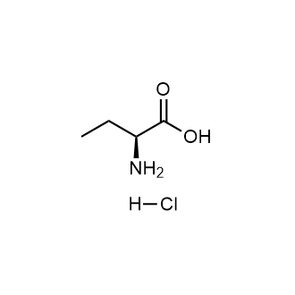 (S)-2-Aminobutanoic acid hydrochloride 化学構造