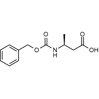 (S)-3-(((Benzyloxy)carbonyl)amino)butanoic acid Chemische Struktur