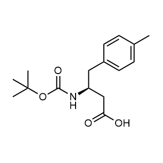 (S)-3-((tert-Butoxycarbonyl)amino)-4-(p-tolyl)butanoic acid Chemical Structure