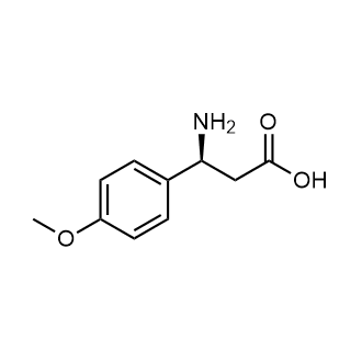 (S)-3-Amino-3-(4-methoxyphenyl)propanoic acid Chemical Structure