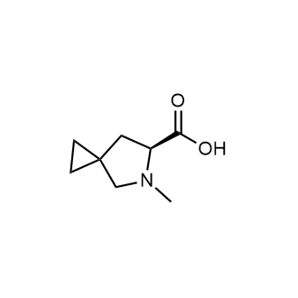 (S)-5-Methyl-5-azaspiro[2.4]heptane-6-carboxylic acid Chemical Structure