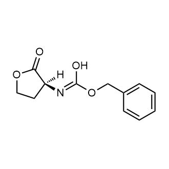 (S)-Benzyl (2-oxotetrahydrofuran-3-yl)carbamate Chemical Structure