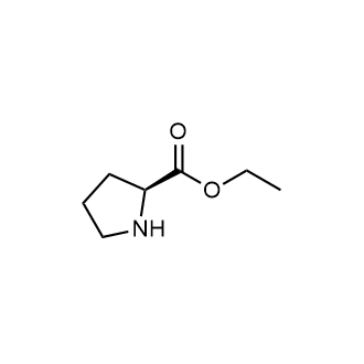 (S)-Ethyl pyrrolidine-2-carboxylate 化学構造