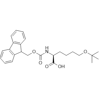 (S)-Fmoc-2-amino-6-tert-butoxy-hexanoic acid Chemische Struktur