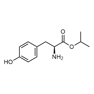 (S)-Isopropyl 2-amino-3-(4-hydroxyphenyl)propanoate التركيب الكيميائي